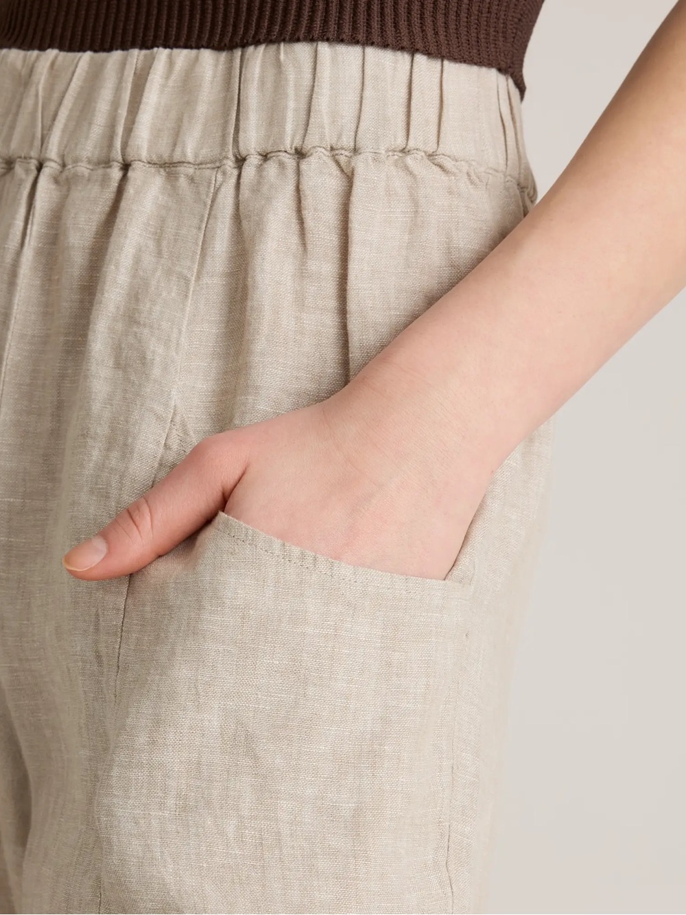 Quince 100% European Linen Tapered Ankle Pants XL - Picture 3 of 5